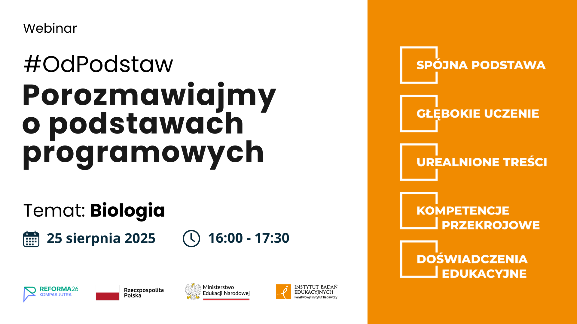 #OdPodstaw – porozmawiajmy o podstawach programowych - biologia